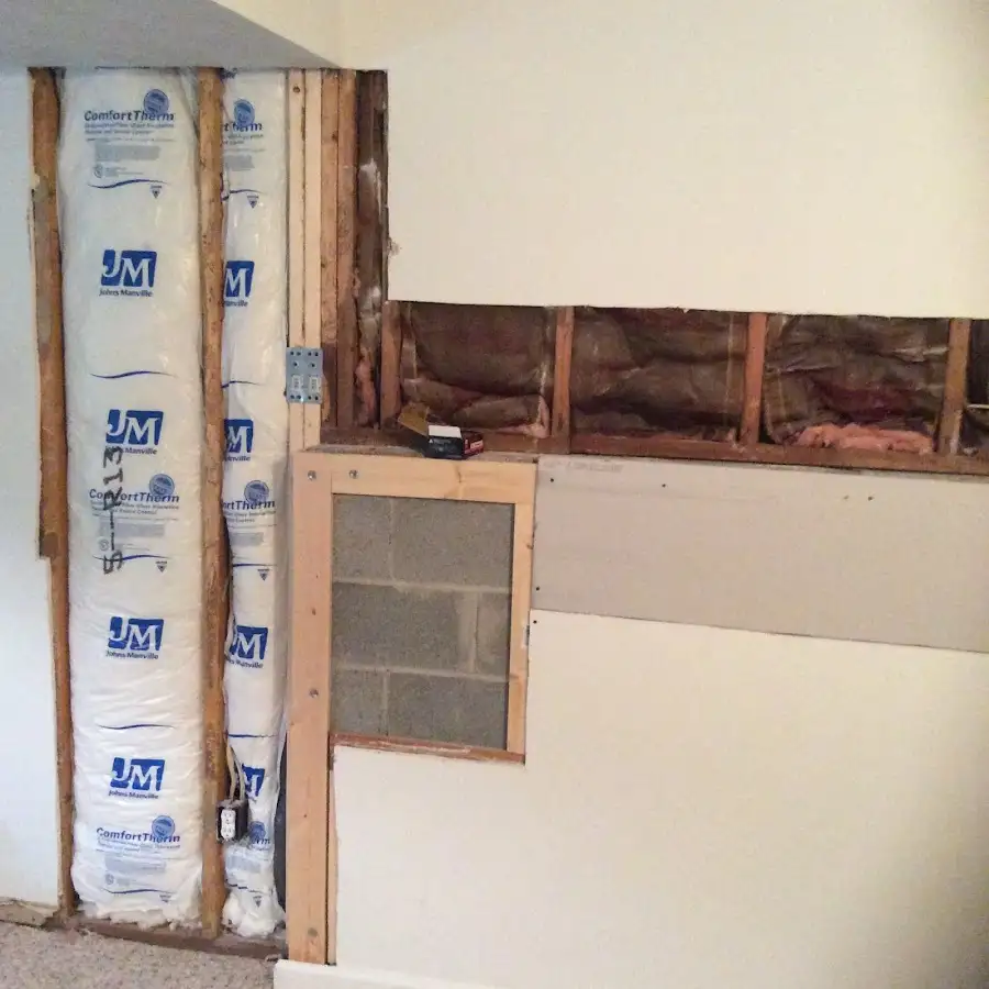 Wall insulation replacement during Contents Cleaning & Restoration in Macedon